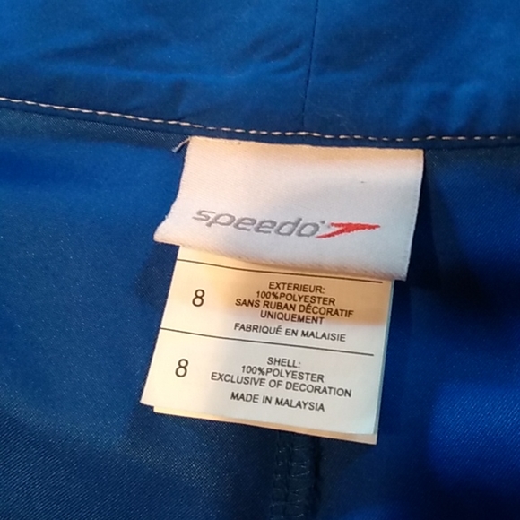 Women's Size 8 Blue Speedo Lifeguard Shorts - Picture 2 of 3